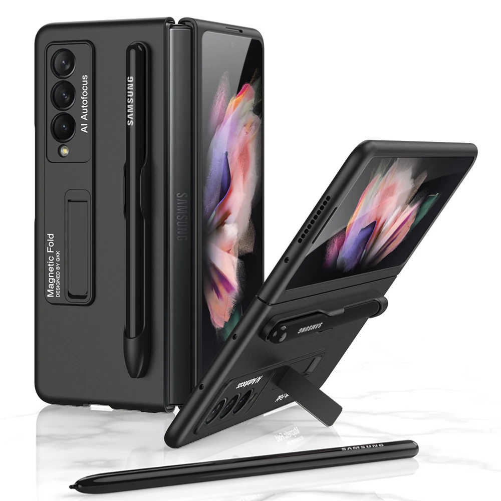 

S слот для ручки + защитные чехлы с подставкой для Samsung Galaxy Z Fold 3