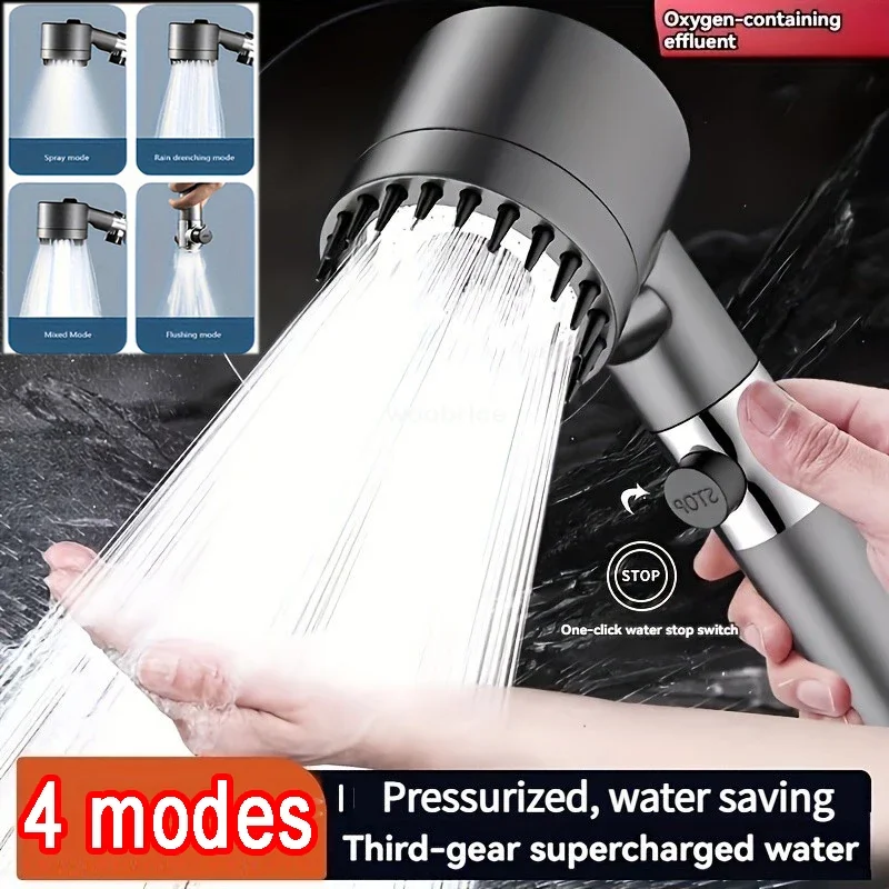 High Pressure Shower Head Filter Bathroom Items Rain Accessories Replete for The Bath Increases