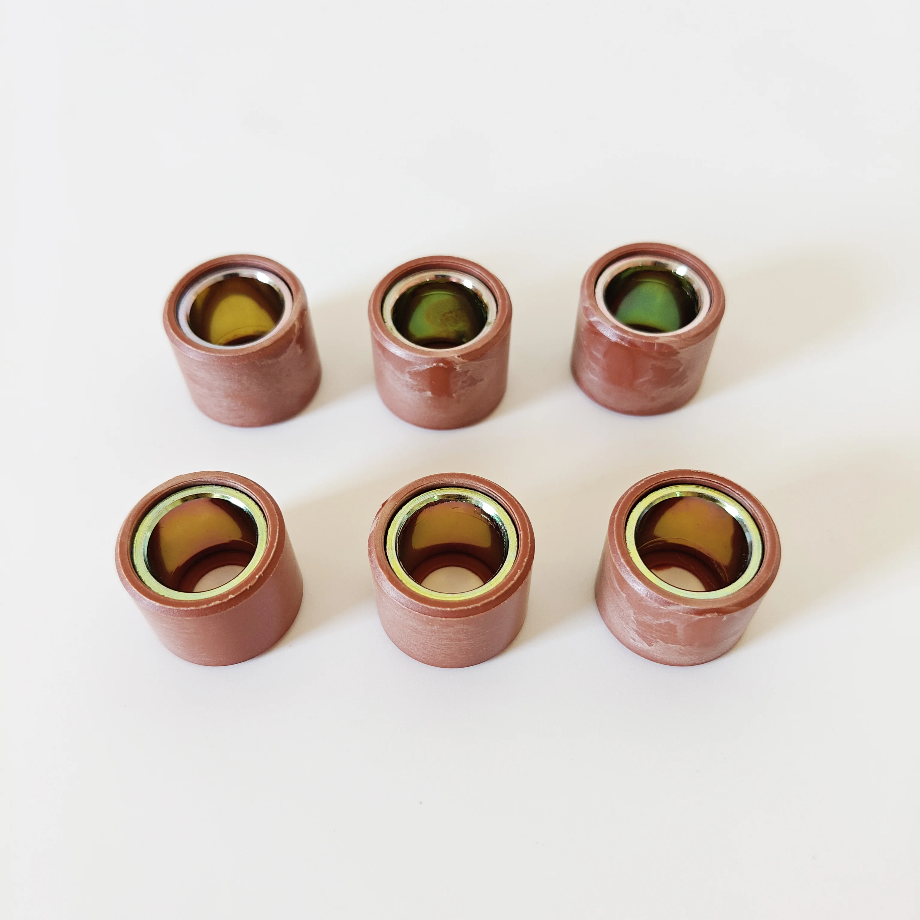 

6 шт. 21x17 мм, 14 г, оригинальный ролик вариатора для APRILIA Scarabeo Leonardo евро PIAGGIO Beverly MP3 VESPA GTS i.e. Туризм 300°