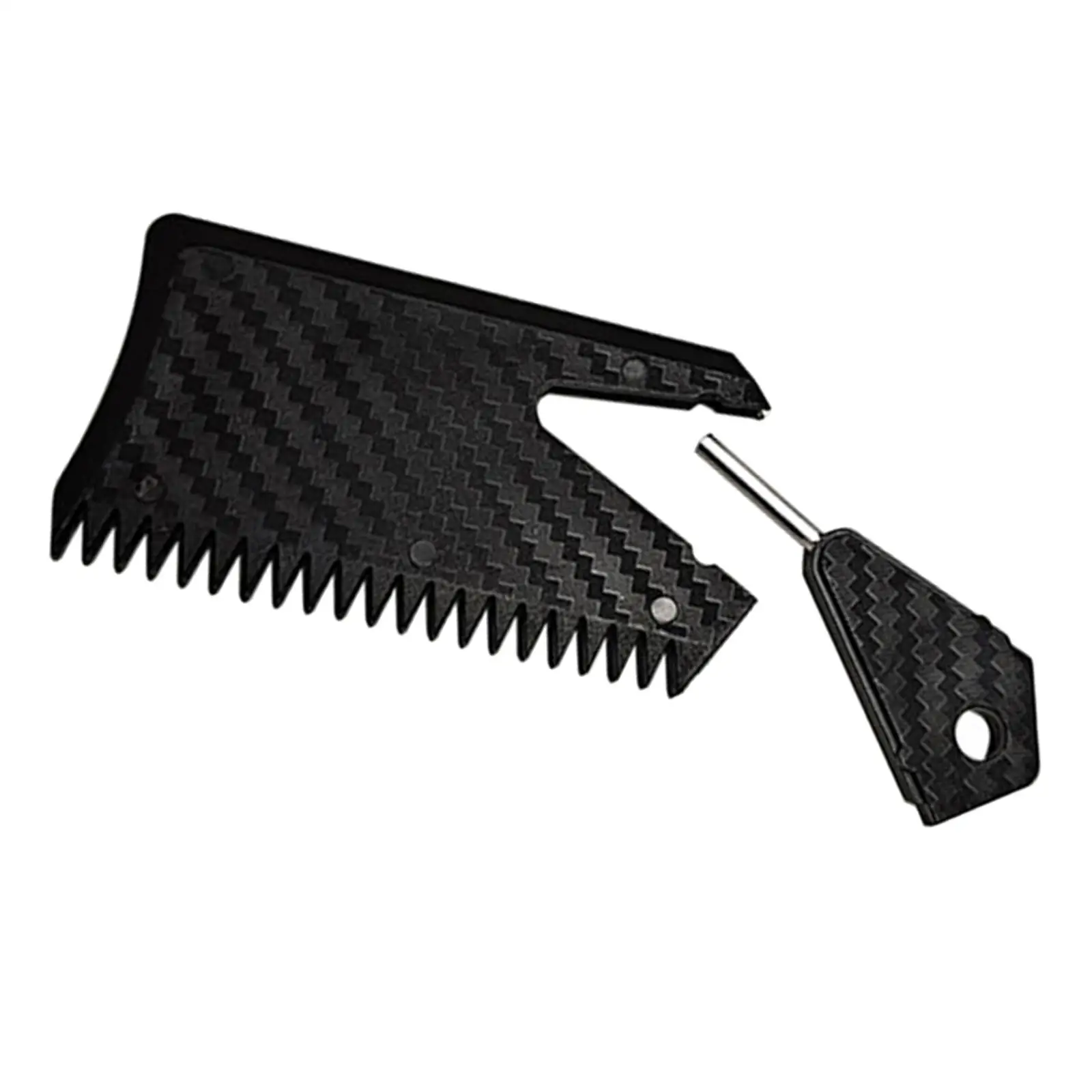 

Surfboard Wax Comb Jagged Edges with Key Black Surfing Board Wax Cleaner Tool Surfboard Wax Remover Comb
