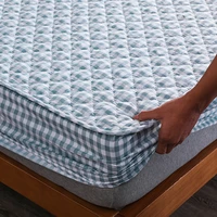 cotton thicken quilted mattress cover anti bacterial mattress protector topper pad soft fitted sheet not including pillowcase