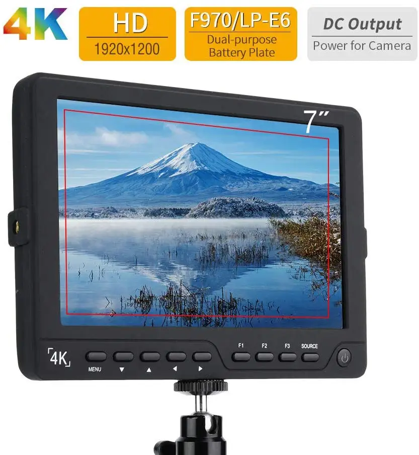 

Монитор Bestview S7 с диагональю 7 дюймов HD-MI 1920X1200 4K Full HD для камеры Sony GH4 A7R Mark-II с американской вилкой