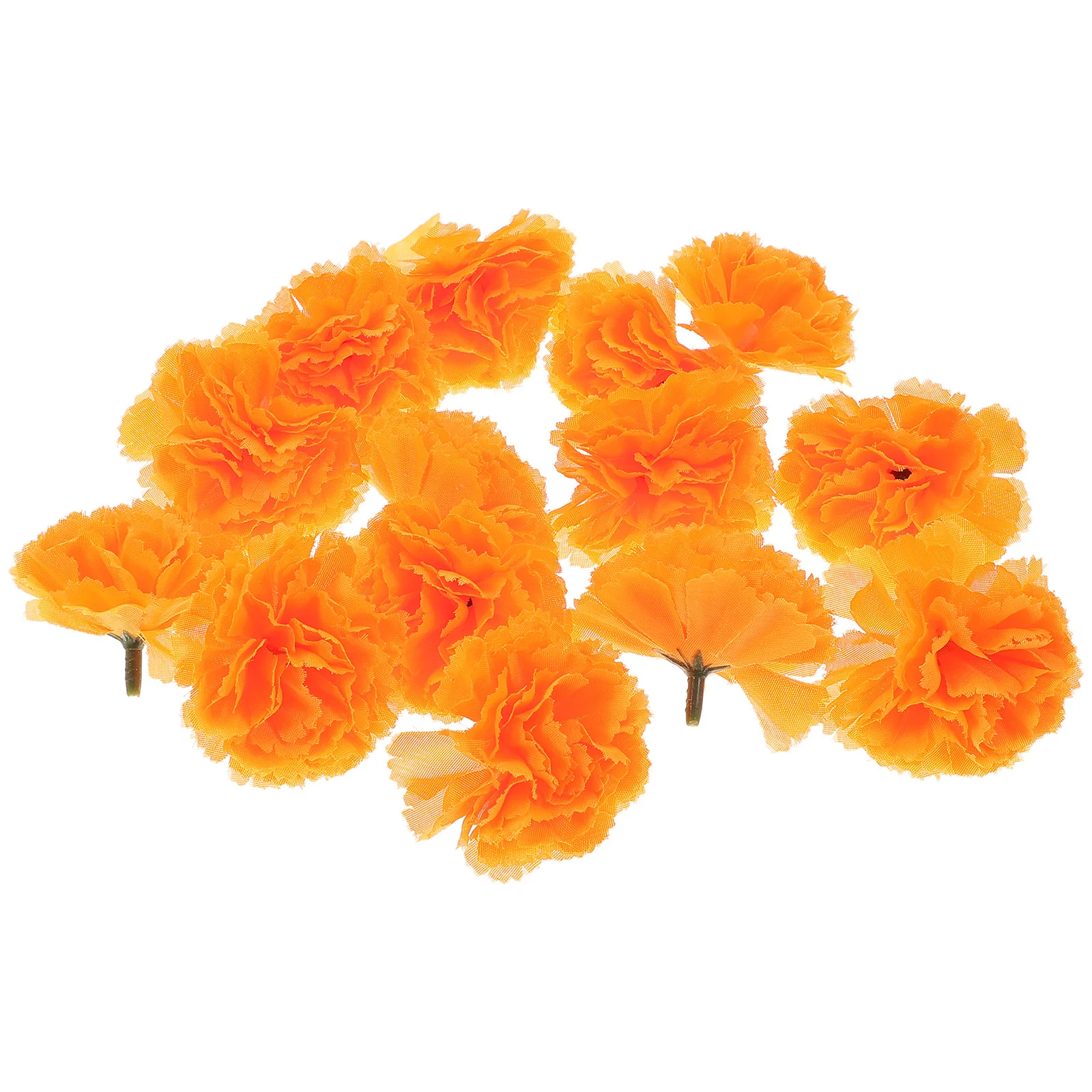 

50 Pcs Home Decor Artificial Marigold Wedding Party Fake Decors Simple DIY Flower Decoration Simulation Heads Ornament Weddings