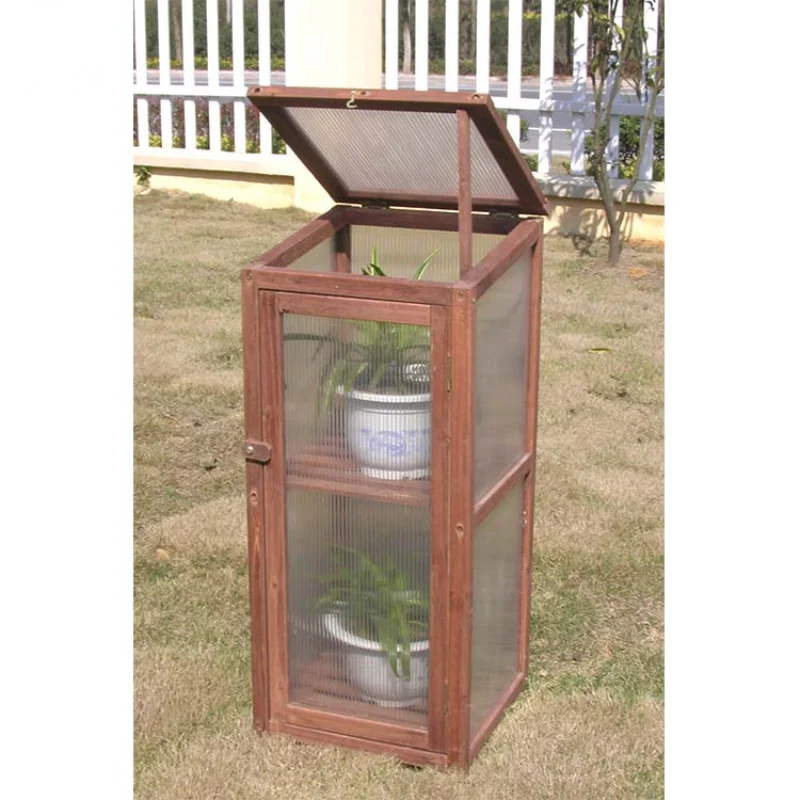 

Fir wood frame Garden Greenhouses for Garden Supplies
