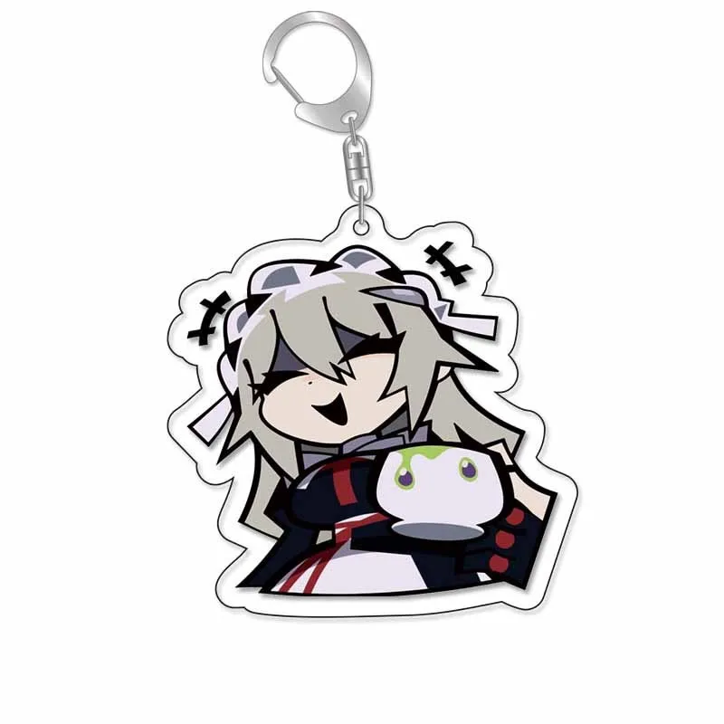 Фото Игра ZZZ Emoticon Ellen Joe Nicole Demara, акриловый брелок для косплея, сумка, подвески, подарок для пары, мультяшный кулон, фигурки, брелок №5