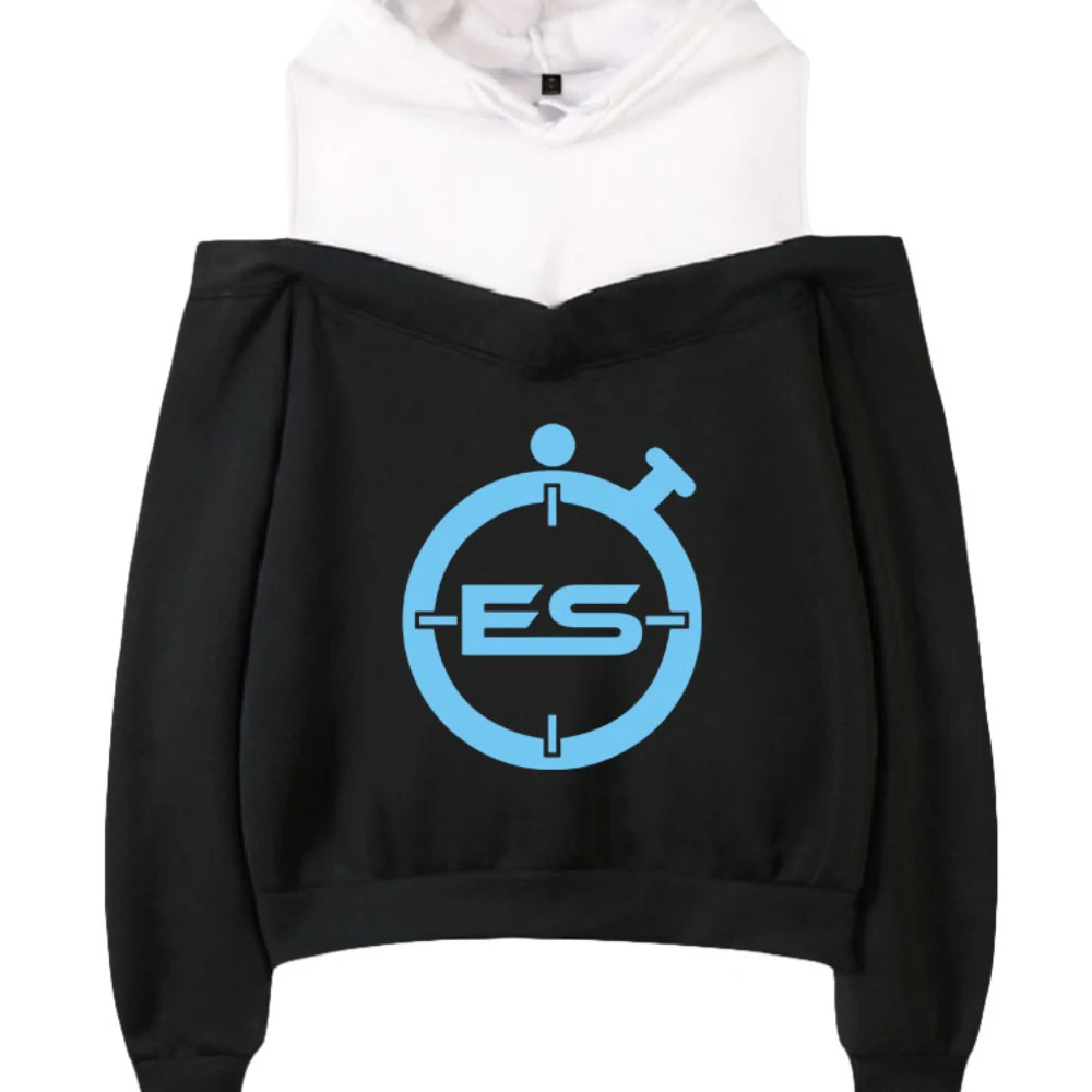 

EazySpeezy 2022 new women's all-match spring and autumn loose fake two-piece hooded sweater hooded sweater