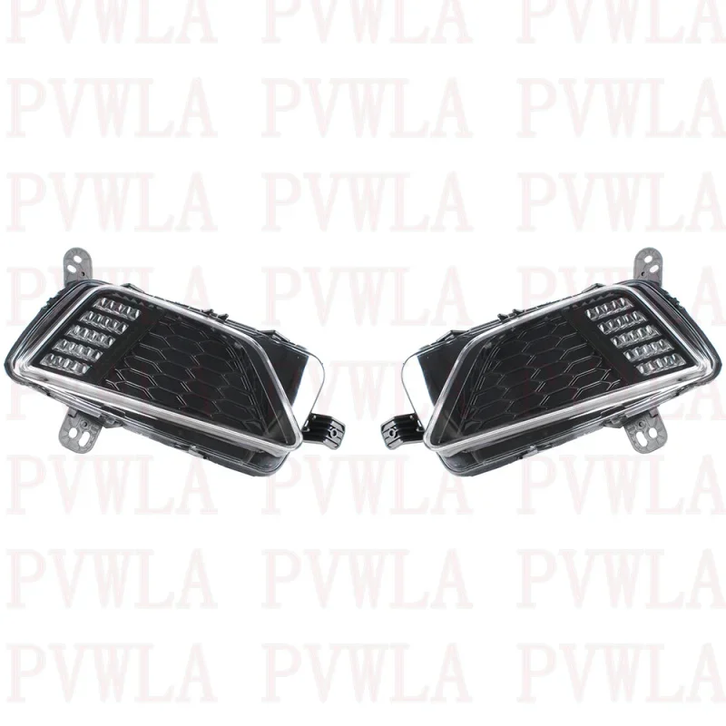 Для VW POLO Hatchback 2018 2019 2020 2021 2022 передний бампер светодиодные DRL дневные ходовые огни