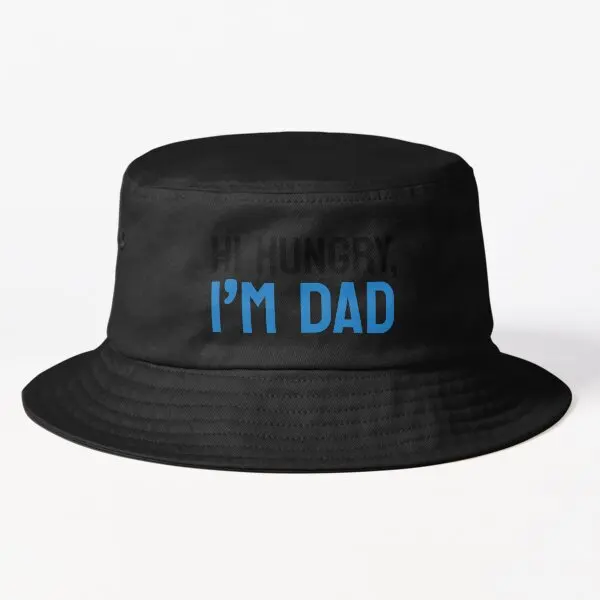 

Hi Hungry I Am Dad Bucket Hat Bucket Hat Hip Hop Mens Cheapu Spring Black Solid Color Fashion Casual Fish Caps Boys Fishermen