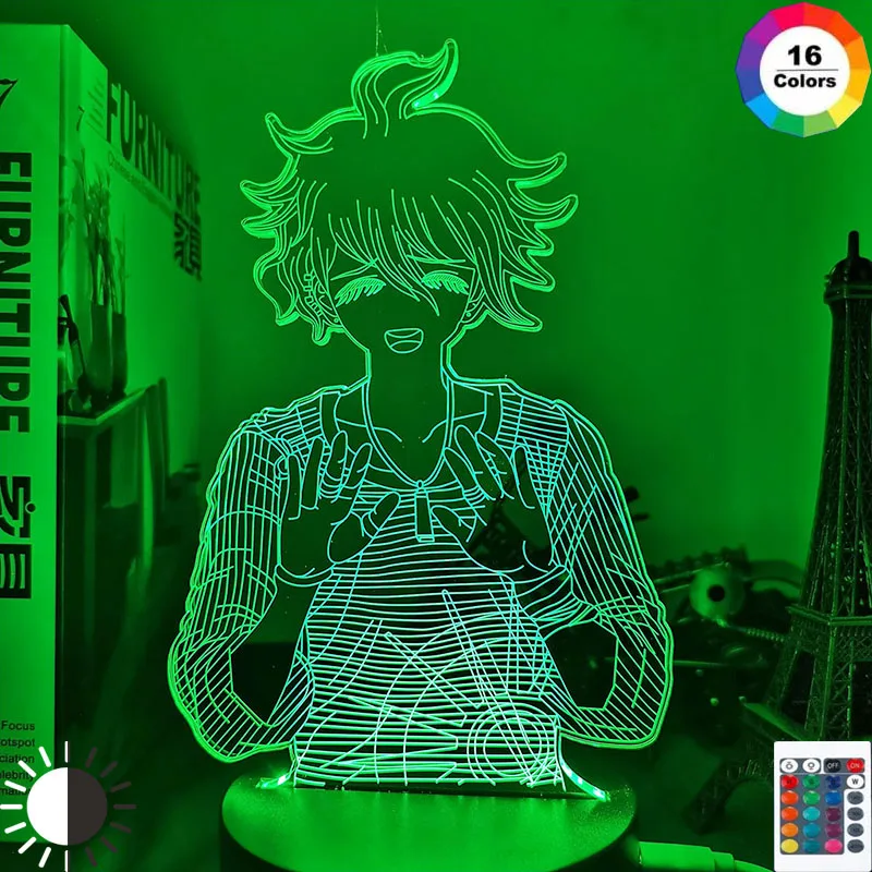 3D Danganronpa V3 светодиодный ночной Светильник рантаро Amami лампа для спальни Декор