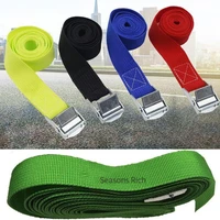 1m pressure buckle straps heavy luggage fixing zinc iron buckle belt cargo straps tightener strong ratchet strap for car truck