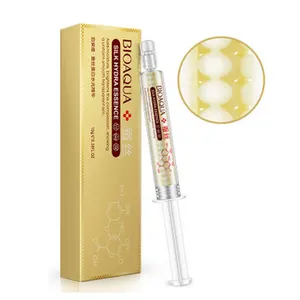 Бренд вioaqua и протеином шелка, жидкая Гиалуроновая кислота уход за кожей увлажняющий крем для лица против морщин и анти-старения коллагеновая эссенция крем 10 мл