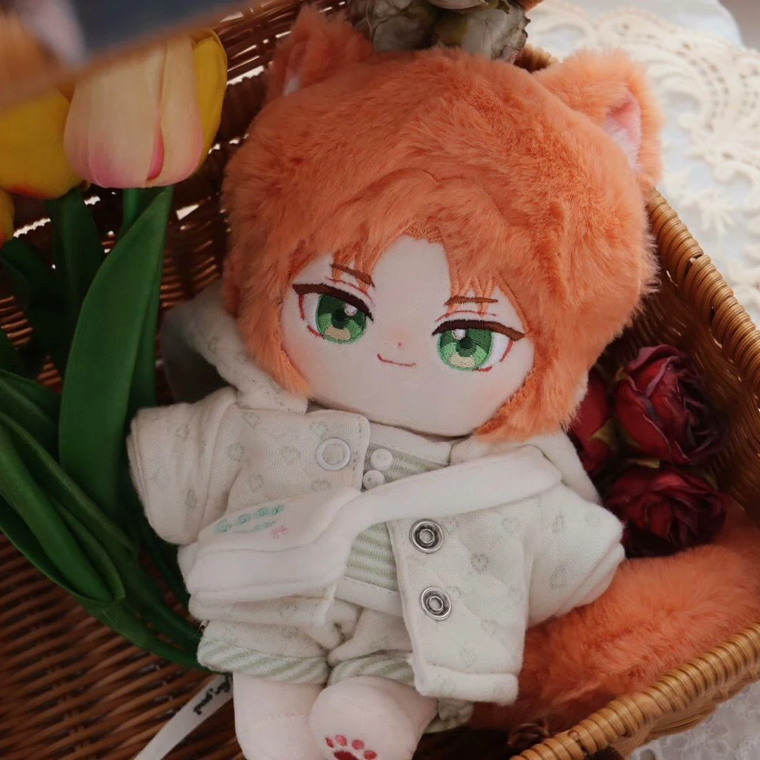 

20cm Game Ensemble Stars あんさんぶるスターズ! Tsukinaga Leo Plush Stuffed Doll Body Cosplay Cotton Doll Dress Up Toys Christmas Gift