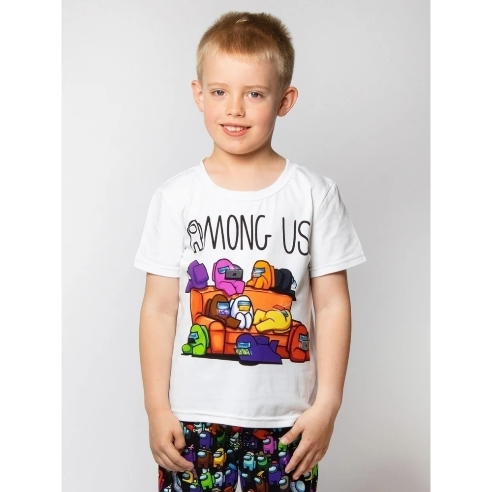 Пижамный комплект для мальчика FortyFour KPJ002 белый хлопок 100% |