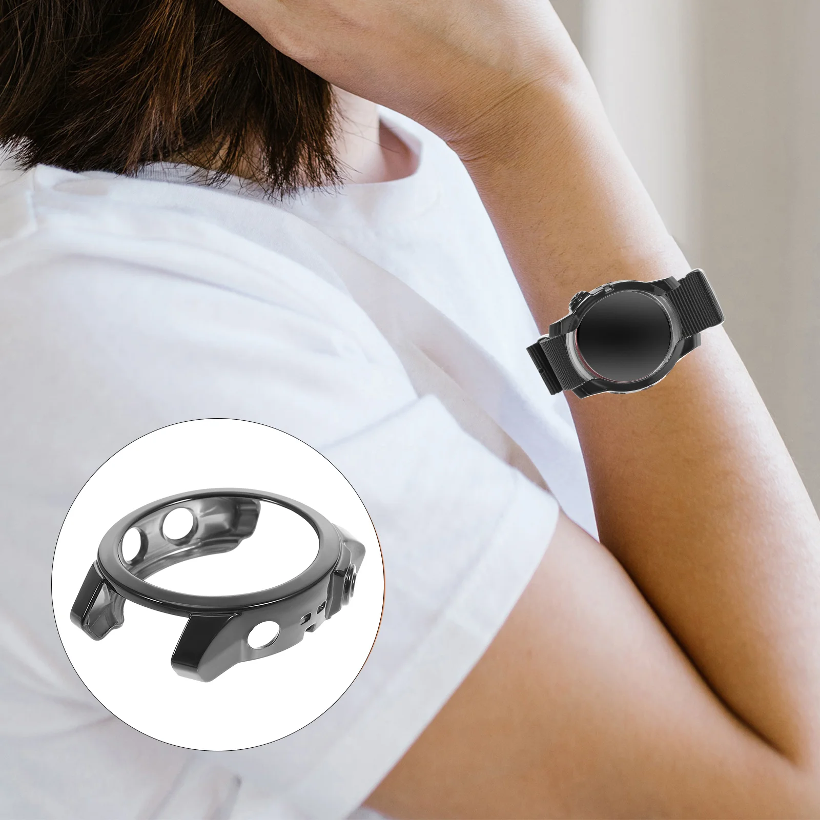 

Watch Cover Case Protector Screen Anti Daily Use Replaceable Detachable Shocking Fenix Reusable 7Xprofessional Accessories