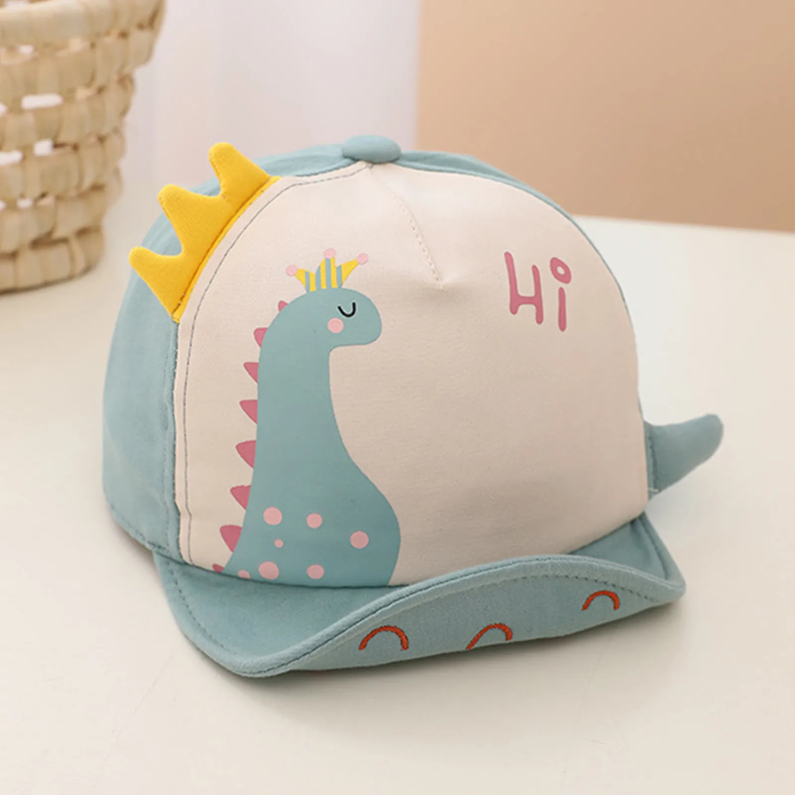 

Infant Boys Girls Breathable Soft Peaked Cap Spring Summer Sun Hat Cute Cartoon Printed Cap Sunhat for Kids Cop Baseball Hat