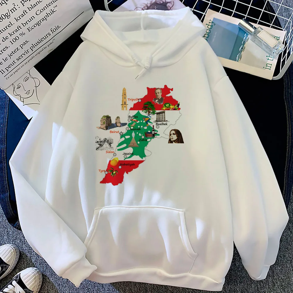 Ливан толстовка с капюшоном аниме свитер забавная мягкая ткань дизайнер Y2K
