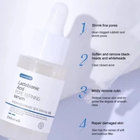 lactobionic acid pore shrink face serum hyaluronic acid moisturizing nourish essence firming brighten korean skin care products