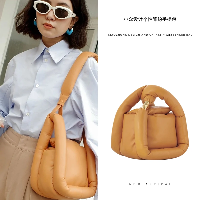 

Bakery Mini Soft Crossbody Bags for Women Soft Sponge Messenger Bag Female Niche Design Square Wallet Bags 2021 Women Brand