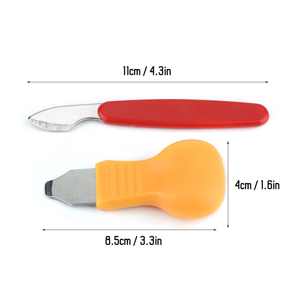 2Pc Watch Back Case Cover Opener Remover Battery Change Plastic Stainless Steel Pry Knife Dial Repair Tool for Watchmaker | Наручные часы