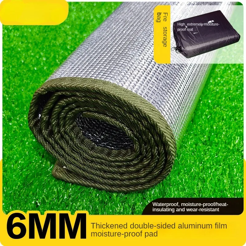 

Outdoor camping thickened, double-sided aluminum film moisture-proof mat, professional cooling and moisture-proof mat