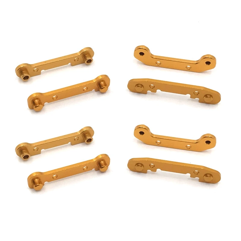 

2X Front & Rear Swing Arm Reinforcement Kit With Metal Shaft Sleeve For Wltoys 144001 124019 124018,C