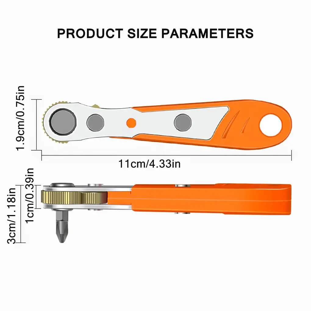 

12 Pieces Ratchet Screwdriver Multifunctional Wrench Kit Drill Bit