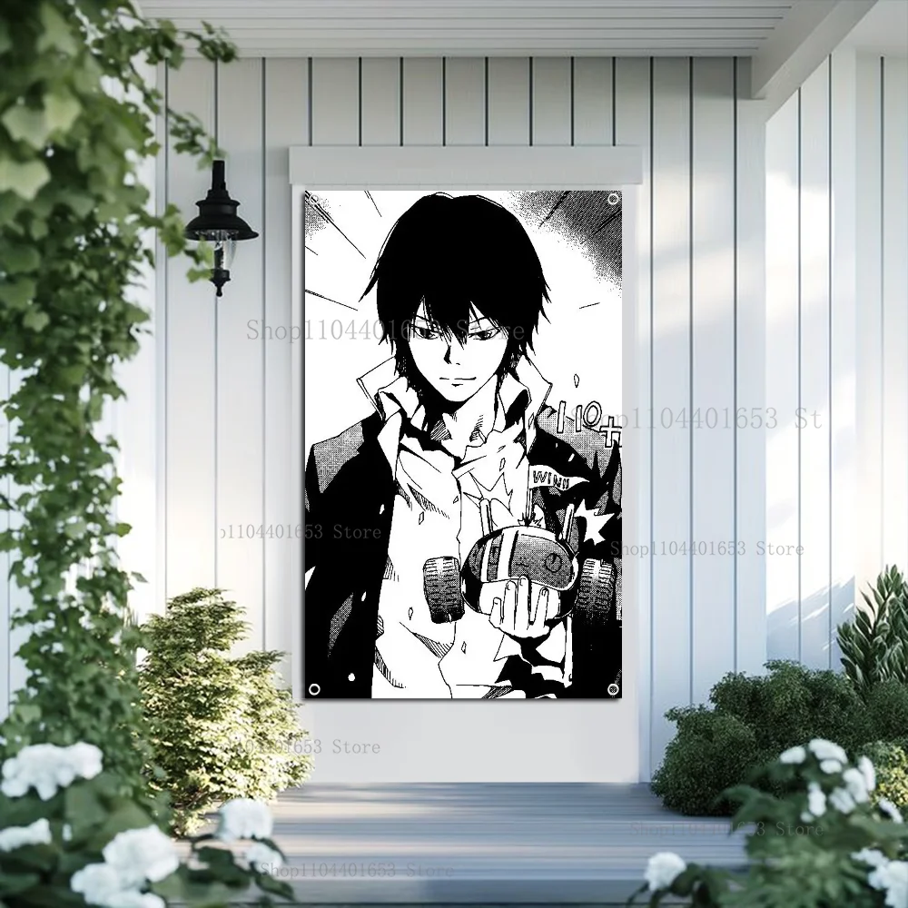 Флаг K-Kyoya H-Hibari из хлопка