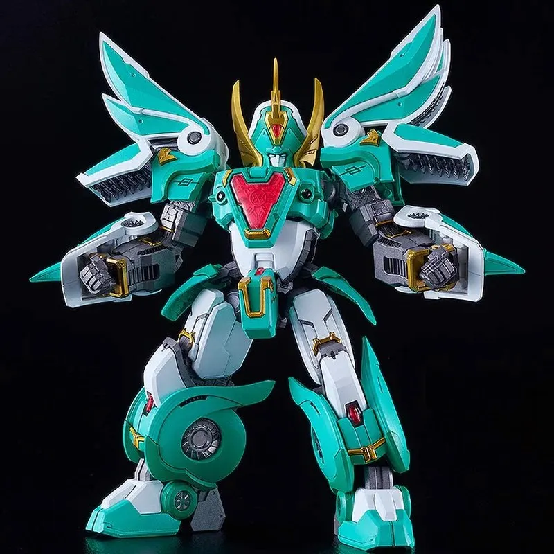 Фото Коллекционная сборная фигурка GSC MODEROID Madou King Granzort Windzard Royal Gold Version для хобби-энтузиастов, в наличии №1