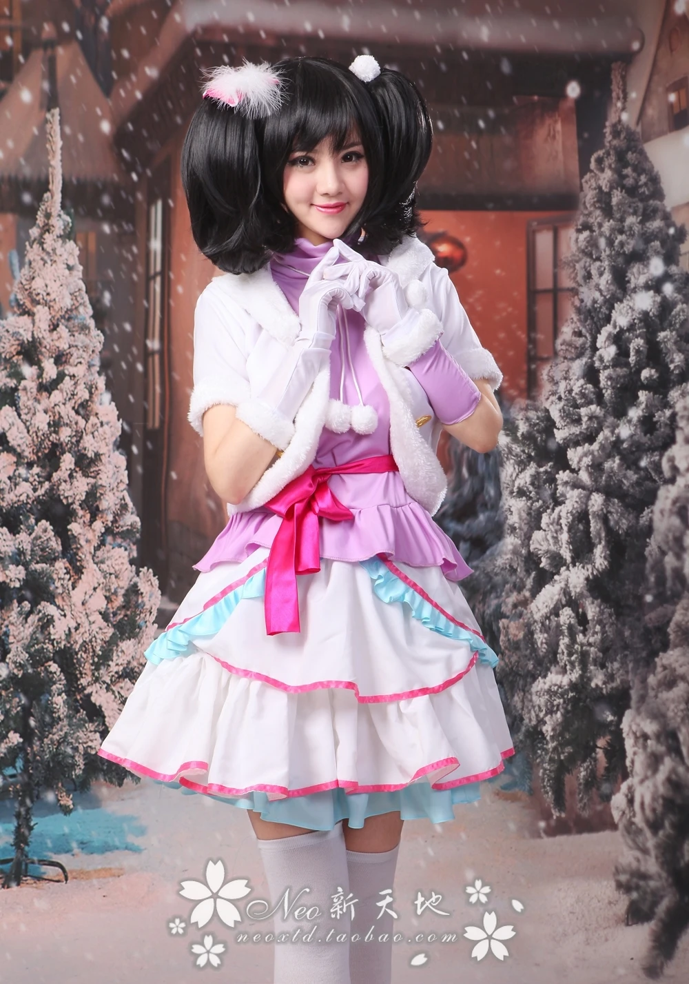 

Love Live Snow Halation Нико Ядзава топы жилет платье униформа наряд аниме настроить косплей костюмы