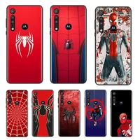 marvel spider man phone case for motorola moto g9 g8 e7 g stylus power lite plus one macro hyper edge plus cover