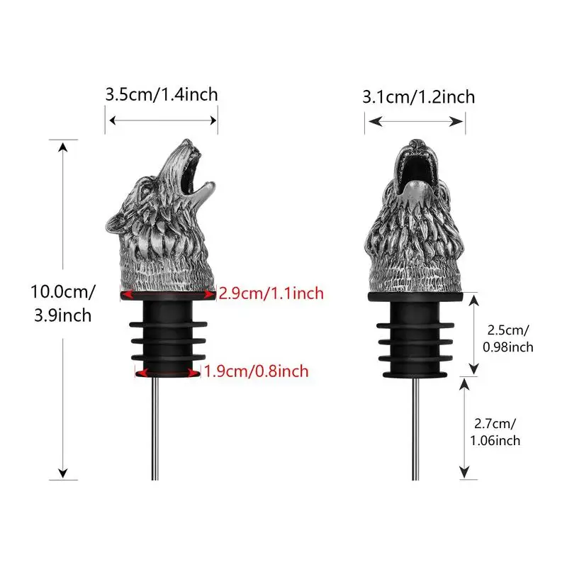 Аэратор для вина носик наливания ликера дизайн животных безопасный бар