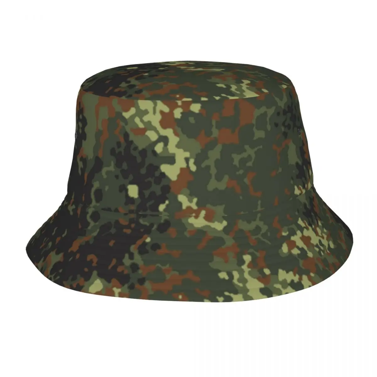 

Flecktarn камуфляжная Панама, женская модная Военная камуфляжная летняя кепка в стиле унисекс