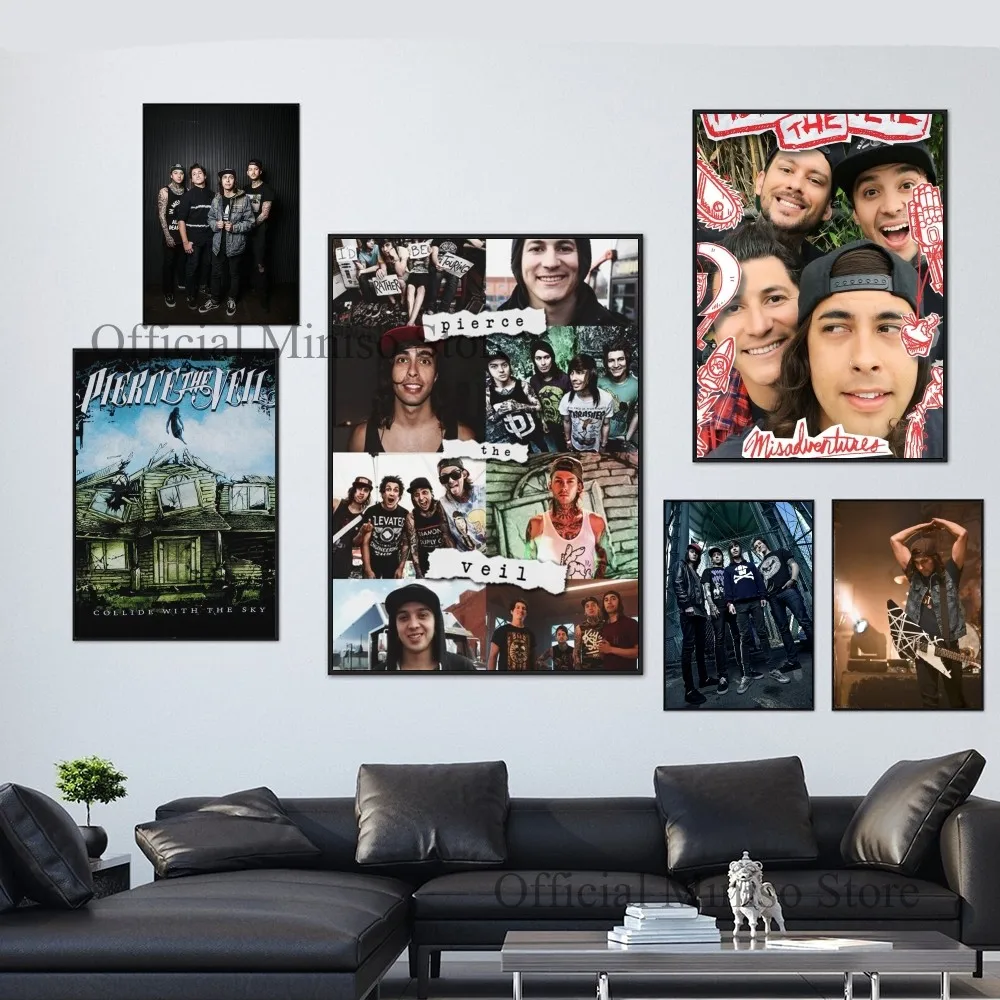 1 шт. проколоть вуаль лента коллидирует с небом плакат самоклеящееся искусство