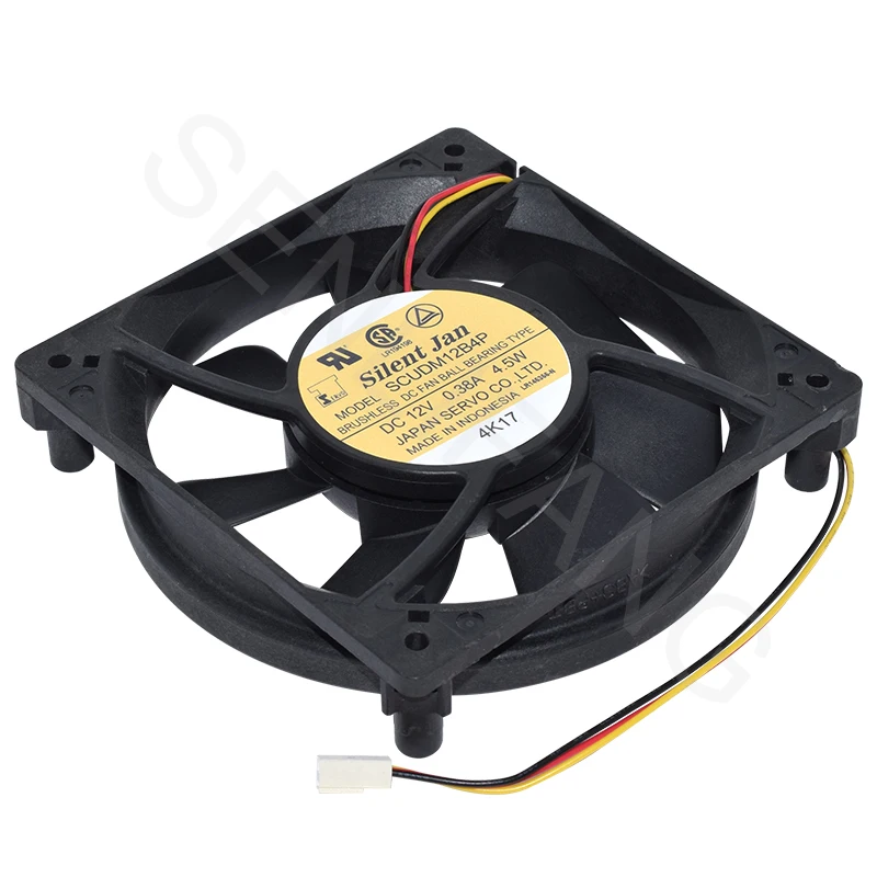 Хорошо протестированный охлаждающий вентилятор на 3 провода для SCUDM12B4P 12 В 4,5 а 12025 Вт 12 см 120 120*25 мм