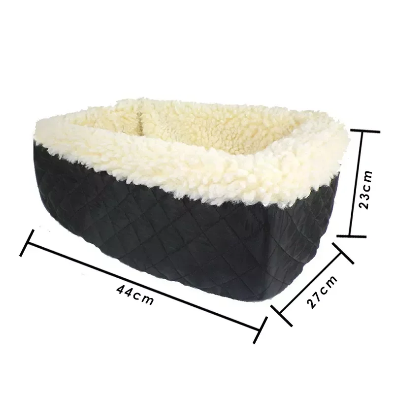 

Universal Vehicle Armrest Box Pet Carrier Seat Nonslip Quilted Pet Car Carrier for Dog Bags for Small Dogs Outdoor Travel