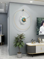 luxury nordic wall clock modern design simple metal nordic wall clock mechanism decoration living room reloj pared home decor 50