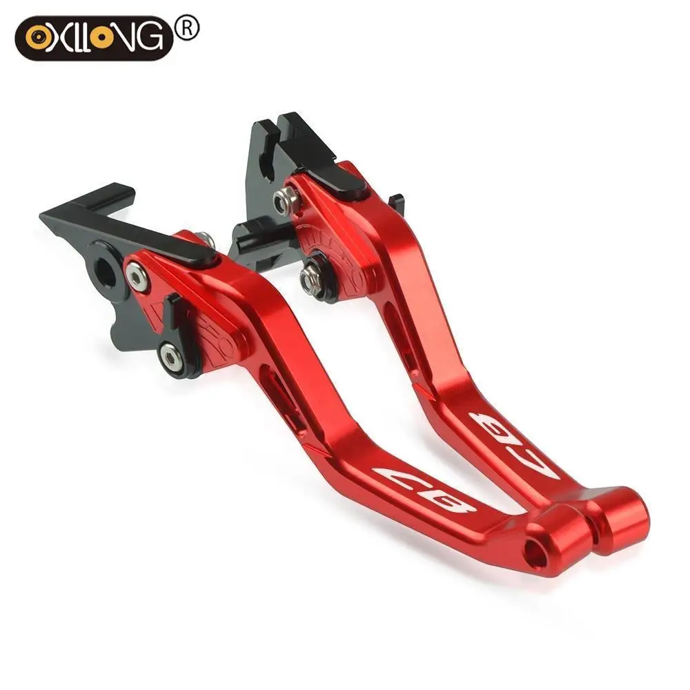 

For Honda CB 599 600F CB 400 500 CB 919 900F CB 650 F R CB125F CB 190R Motorcycle Short Aluminum Adjustable Brake Clutch Levers