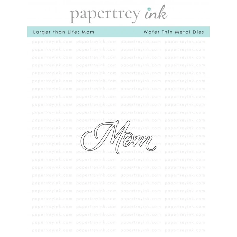 

Mother's Day Larger than Life Mom New 2023 Metal Cutting Dies Scrapbooking for Paper Making Frames Card Craft no Stamp