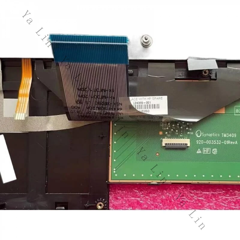 Фото Красный корпус C Shell для ноутбука с клавиатурой для HP Omen 15-DC TPN-Q211, замена L24369-001 №2