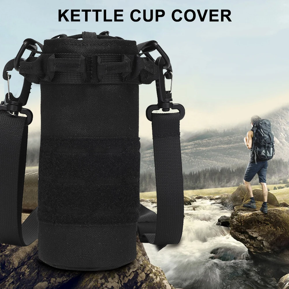 Сумка для бутылки с водой портативная Холщовая держатель путешествий рыбалки