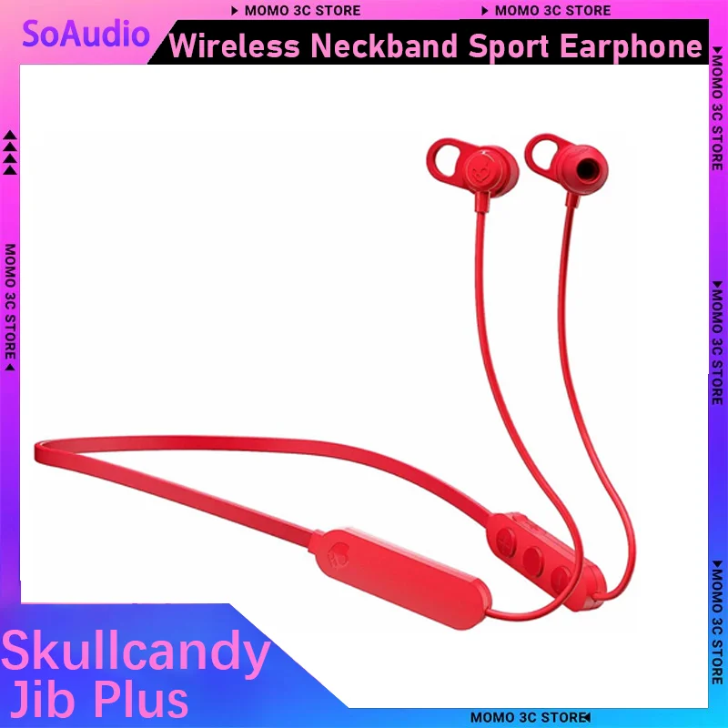 Фото Беспроводные спортивные наушники Skullcandy Jib Plus с Bluetooth 5.0 и встроенным микрофоном для тренировок, бега и занятий в спортзале №1