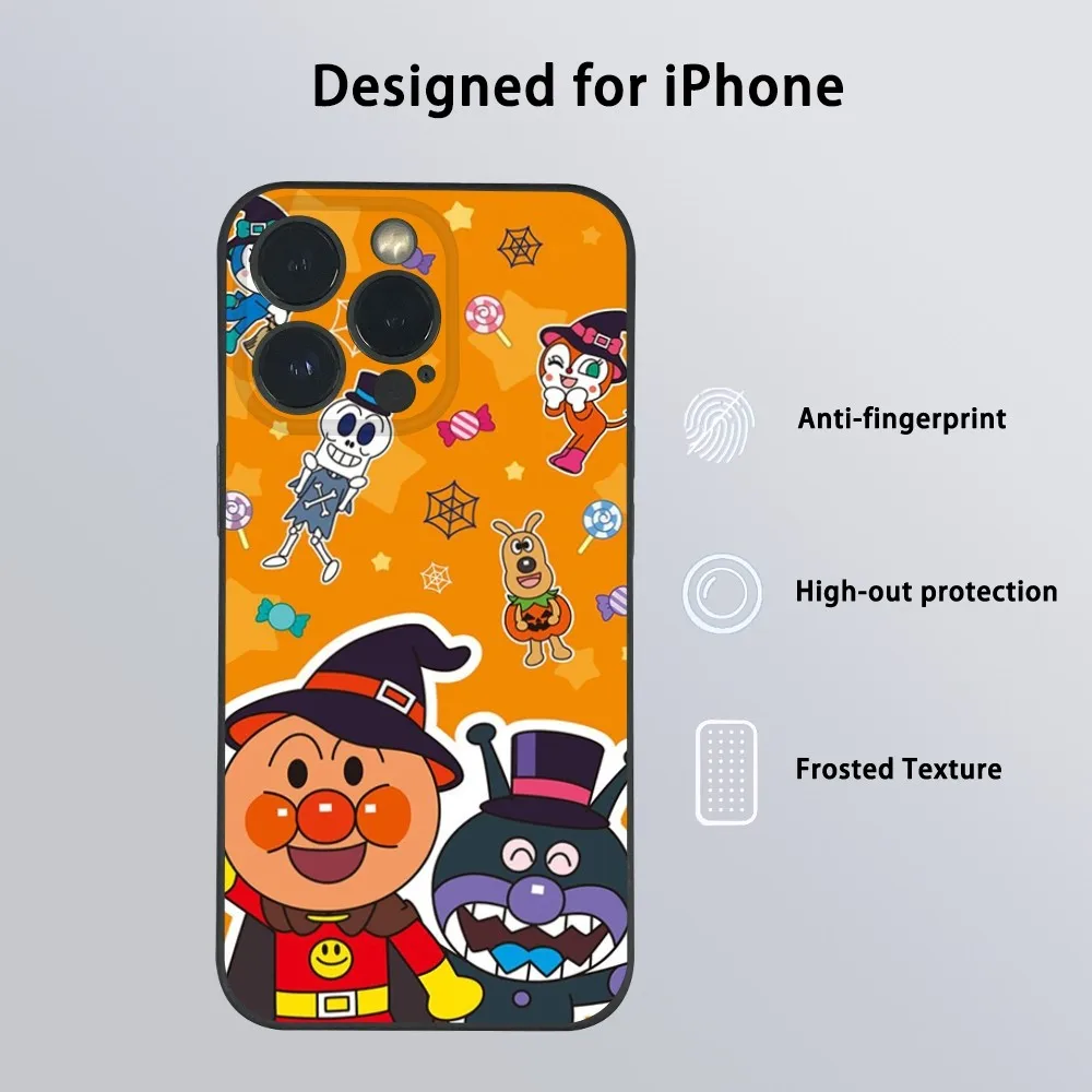 Модный чехол для телефона A-Anpanman с изображением хлеба iPhone 15 14 13 12 11 Pro Xs Max Mini XR X 7 8 Plus