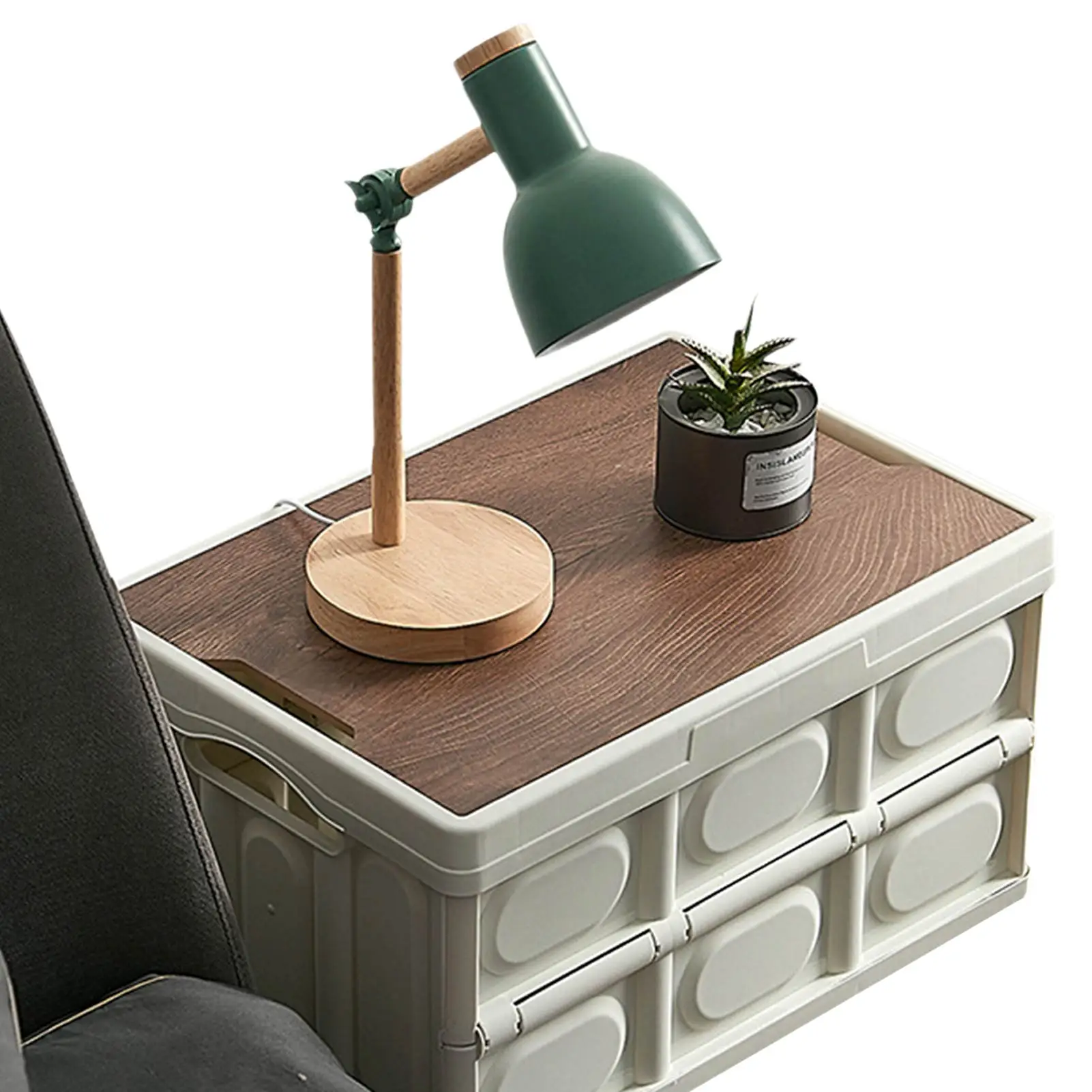 

Lidded Storage Case Multifunctional Outdoor Box Portable Storage Utility Crates Easy To Use Large Capacity Storage Bin For