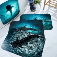 ocean whale shark swimming hallway carpet washable non slip living room sofa chairs area mat kitchen modern home decor