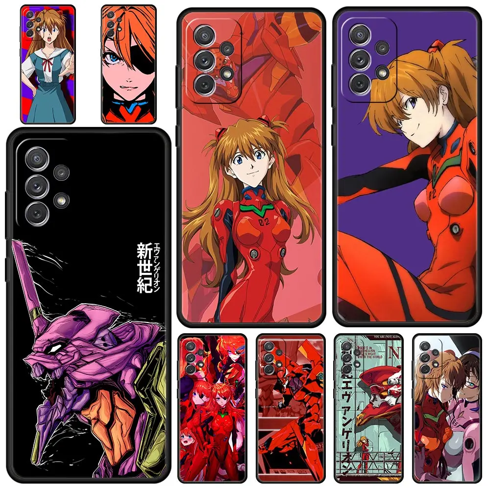 

Asuka Evangelion Phone Case for Samsung Galaxy A51 A71 A21S A12 A11 A31 A52 A41 A32 A01 A23 A33 A53 A73 A03S A13 5G Soft Cover