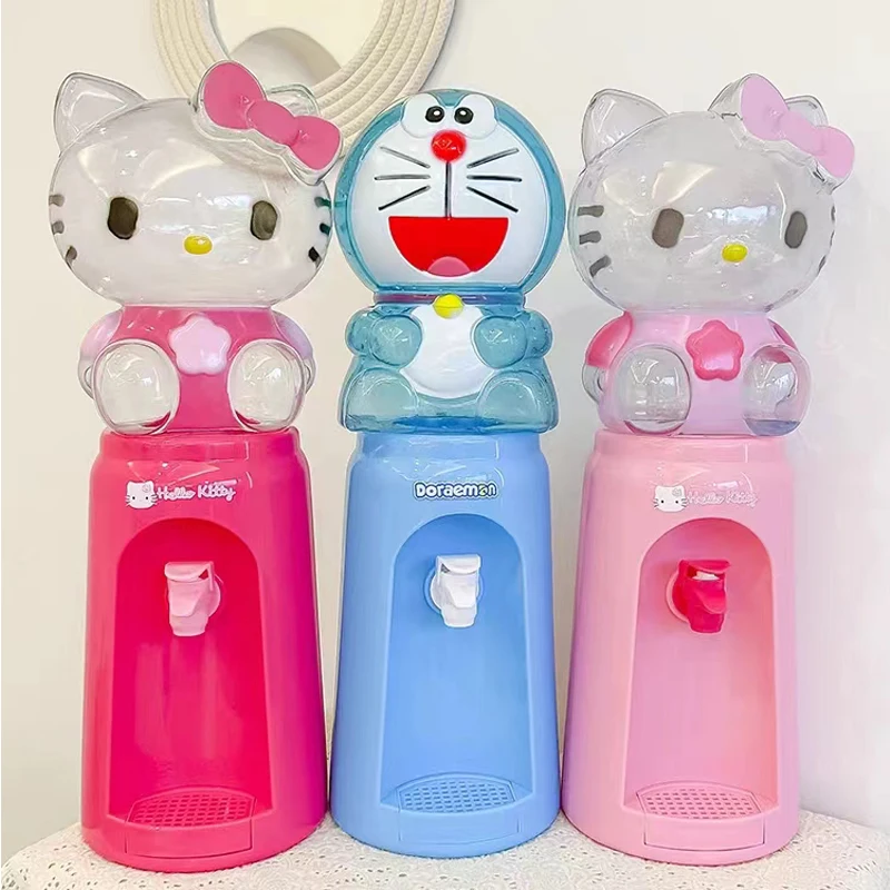

Дозатор воды Hello Kitty кавайный Sanrio аниме Мой мелодия мультфильм 8 чашек воды милый пресс Мини питьевой фонтан подарок 2000 мл
