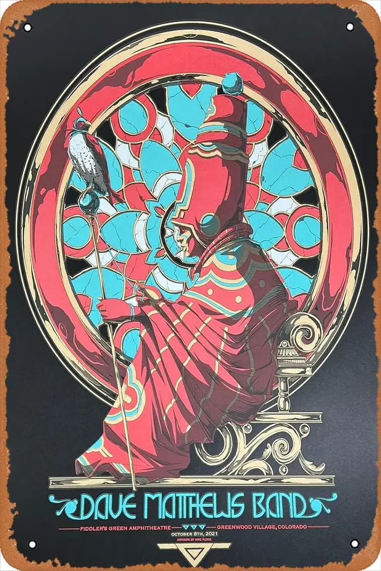 Постер Fiddler's Green CO 2024 в стиле ретро металлический жестяной винтажный знак 12X8