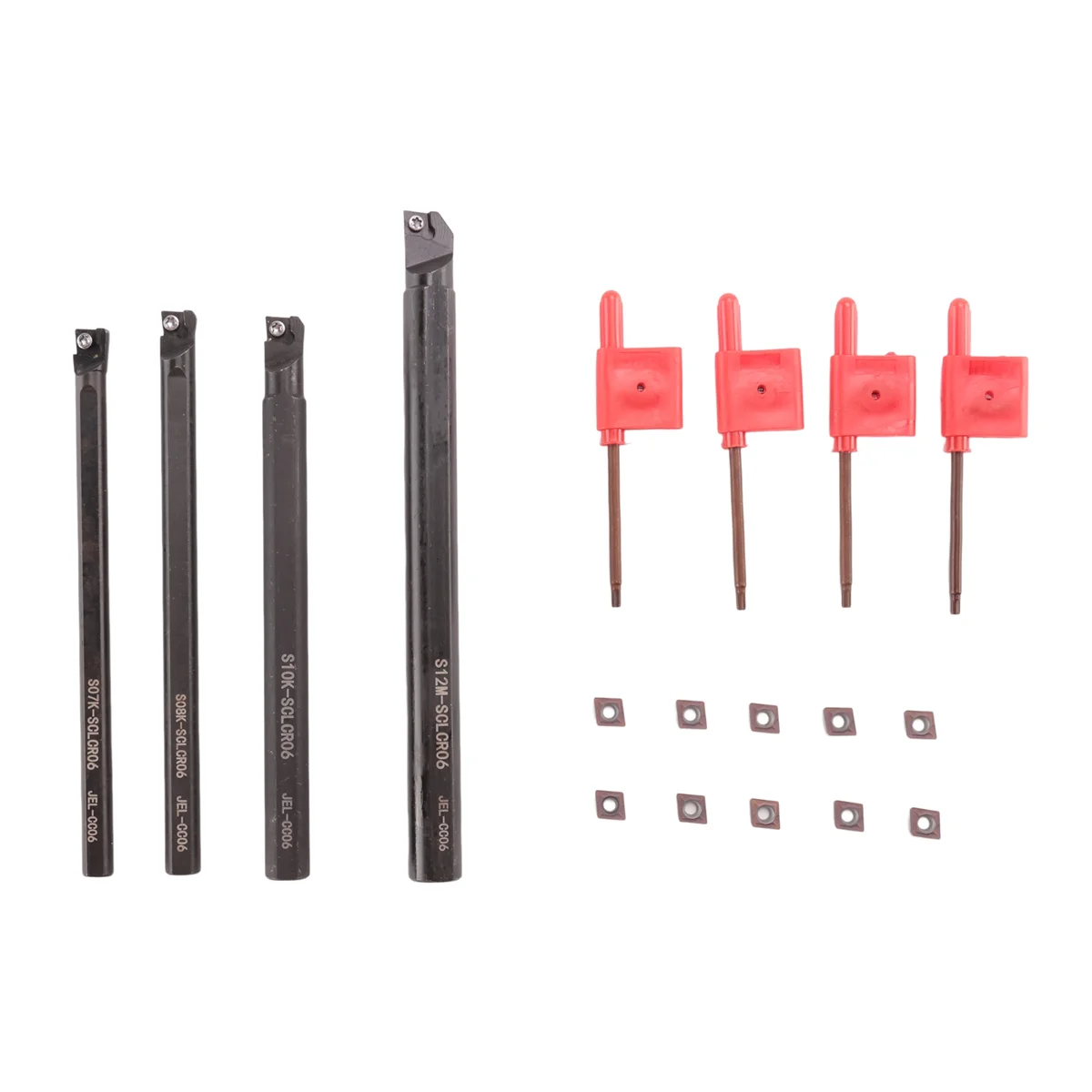 4 набора из 7/8/10/12 мм Sclcr держатель сверлильного инструмента для токарного станка +