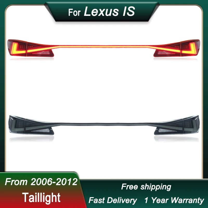 Автомобильные сквозные задние фонари для Lexus IS IS250 IS300 2006-2012 новые полностью