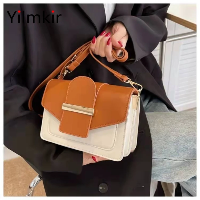 

Casual Women Messenger All Match Square Wallet Fashion and Popular Elegant Shoulder Bag Simple Multifunctional Portable Handbag